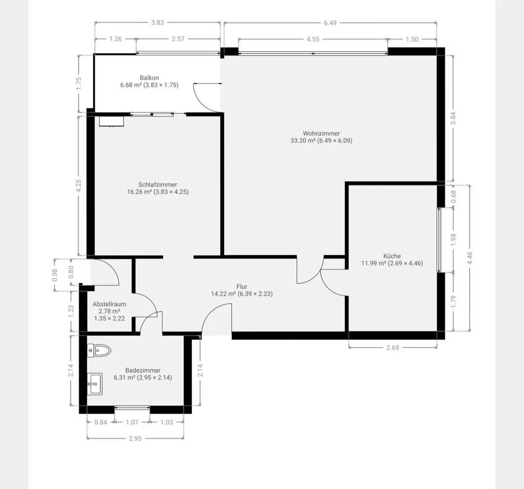 2 room apartment with 94 m² in Bielefeld – Photo 4