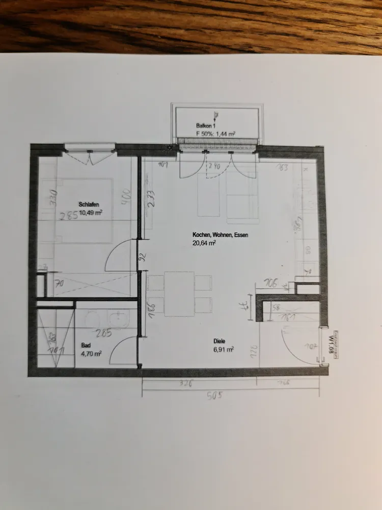 2 room apartment with 44 m² in Munich – Photo 6