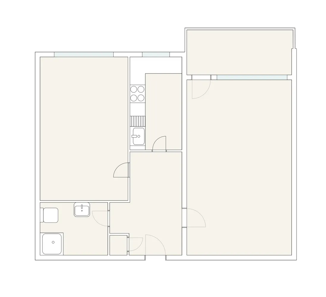 2 Zimmer Wohnung mit 54 m² in Hamburg – Bild 5