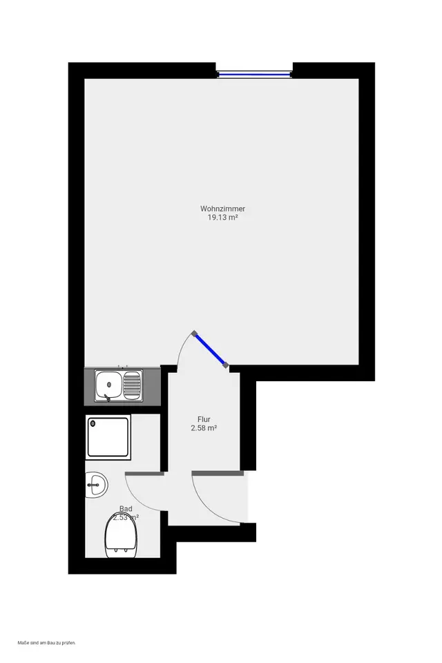 2 Zimmer Wohnung mit 21 m² in Braunschweig – Bild 8