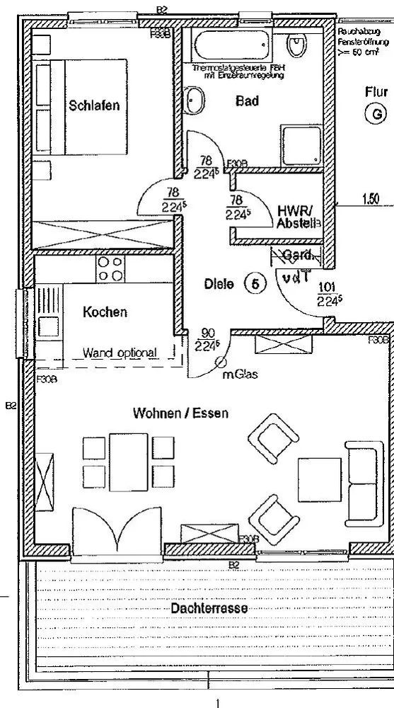 2 Zimmer Wohnung mit 78 m² in Potsdam – Bild 3