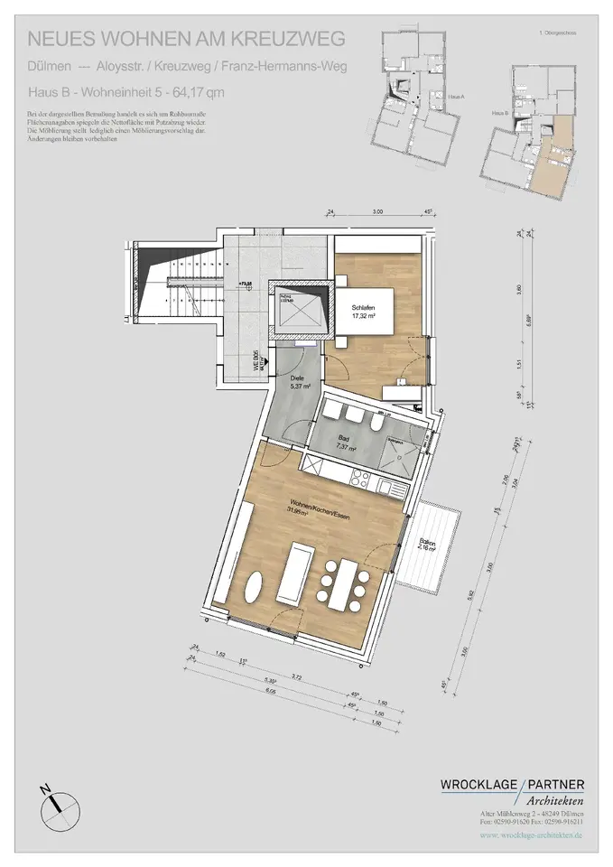 4 Zimmer Wohnung mit 98 m² in Coesfeld – Bild 5