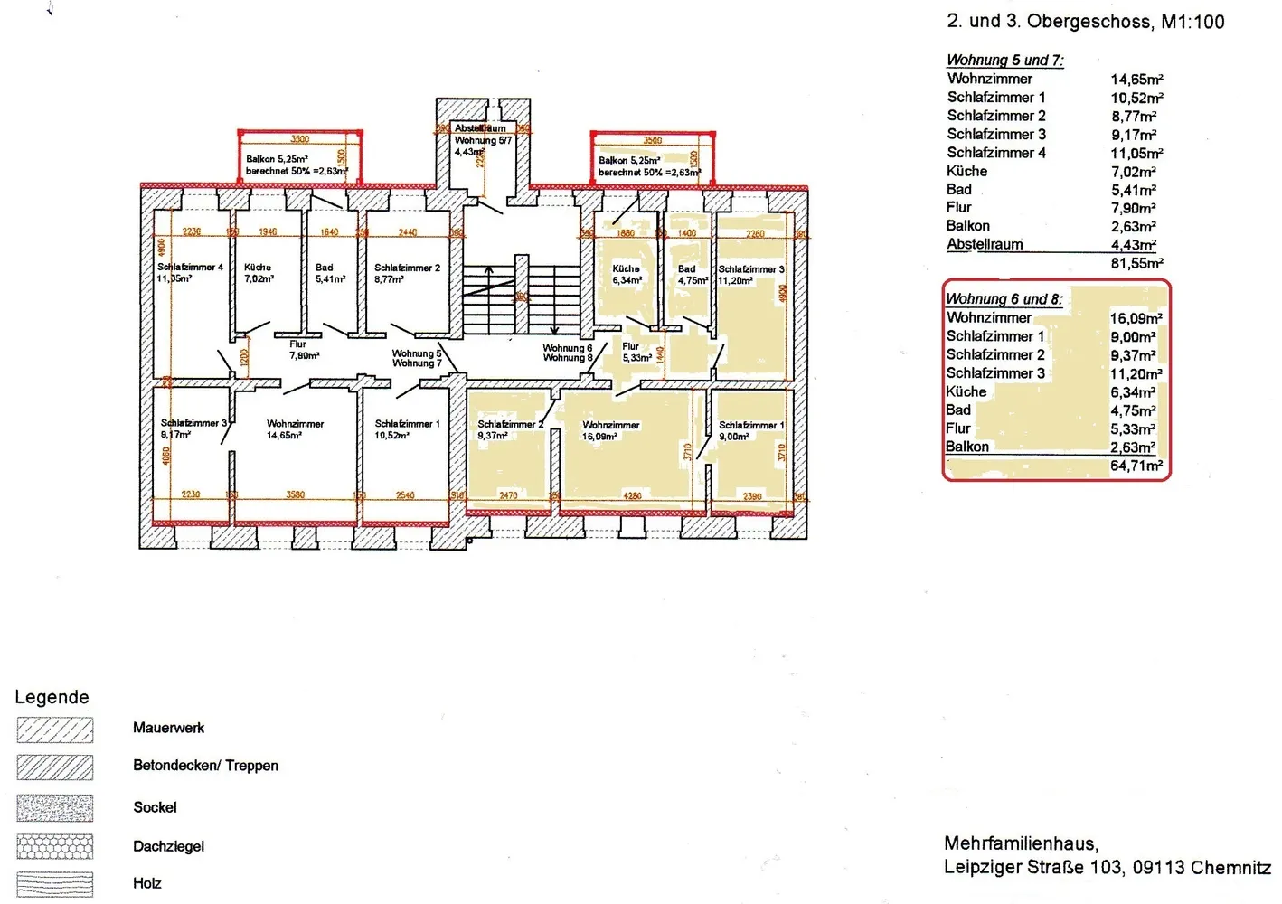 4 room apartment with 65 m² in Chemnitz – Photo 10