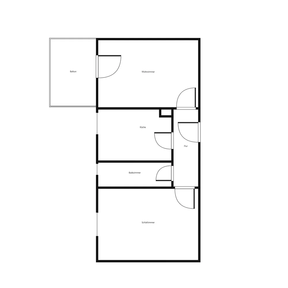 2 Zimmer Wohnung mit 44 m² in Braunschweig – Bild 2