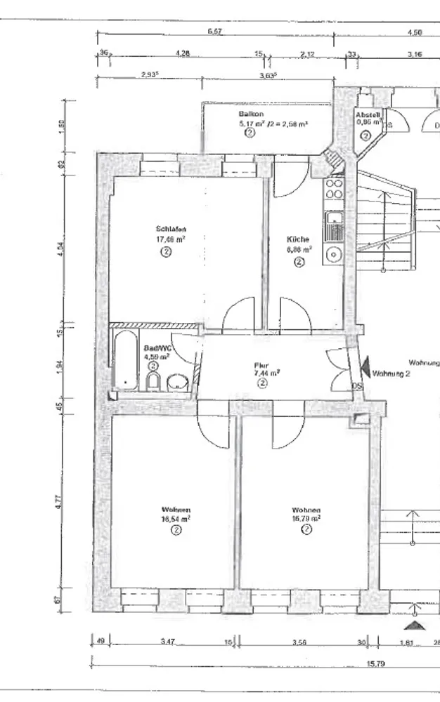 3 Zimmer Wohnung mit 75 m² in Leipzig – Bild 8