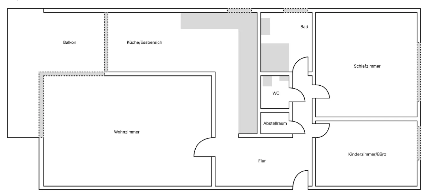 3 Zimmer Wohnung mit 83 m² in Waiblingen – Bild 2