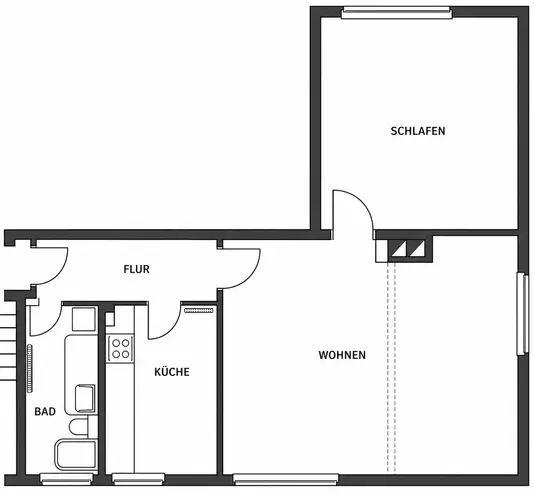2 Zimmer Wohnung mit 51 m² in Gelsenkirchen – Bild 7