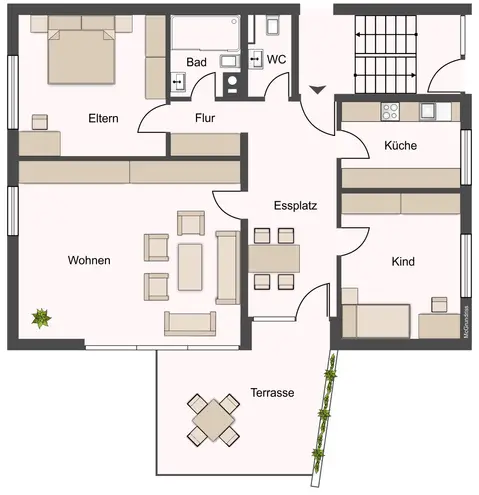4 Zimmer Wohnung mit 93 m² in Stuttgart – Bild 8