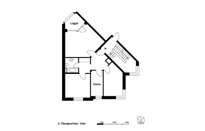 3 Zimmer Wohnung mit 74 m² in Hamburg – Bild 2