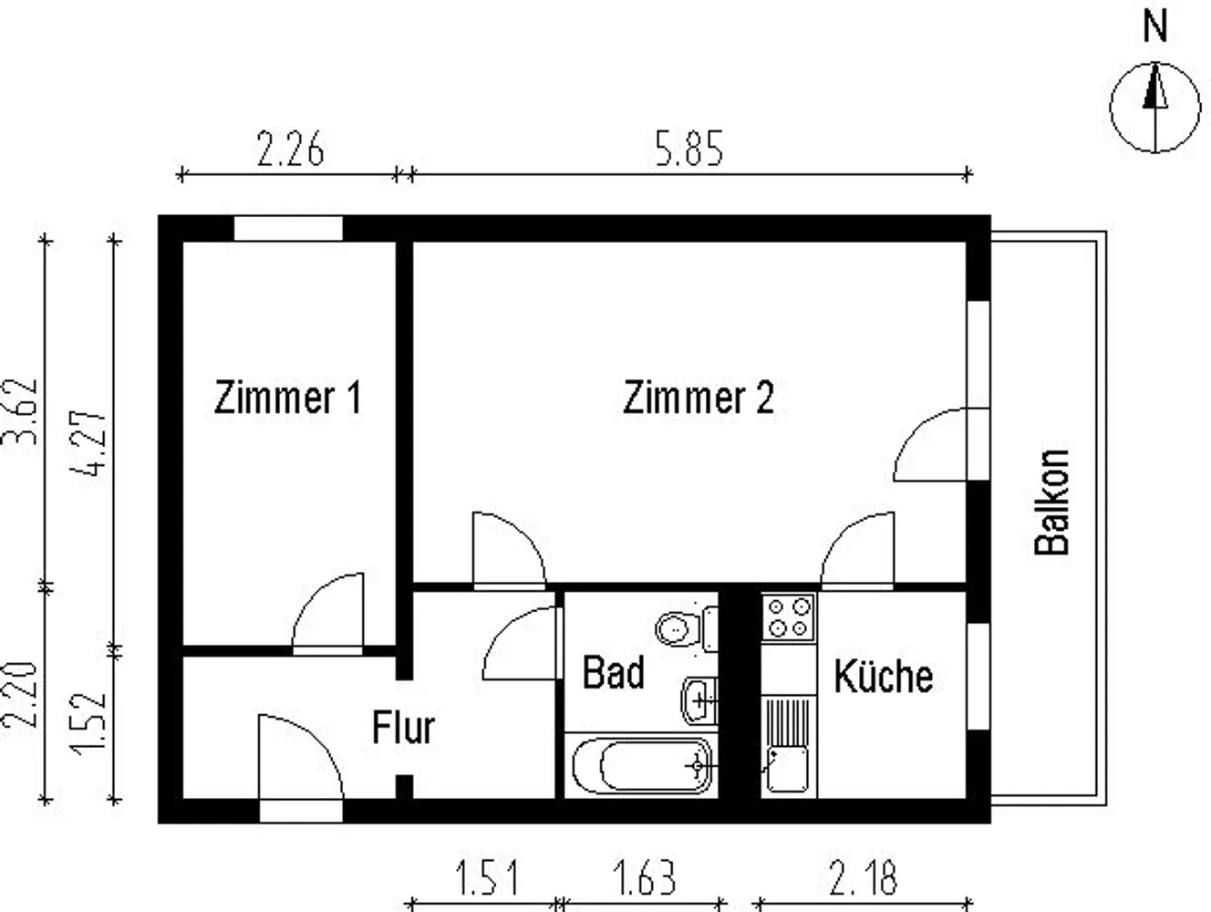 2 Zimmer Wohnung mit 49 m² in Berlin – Bild 8