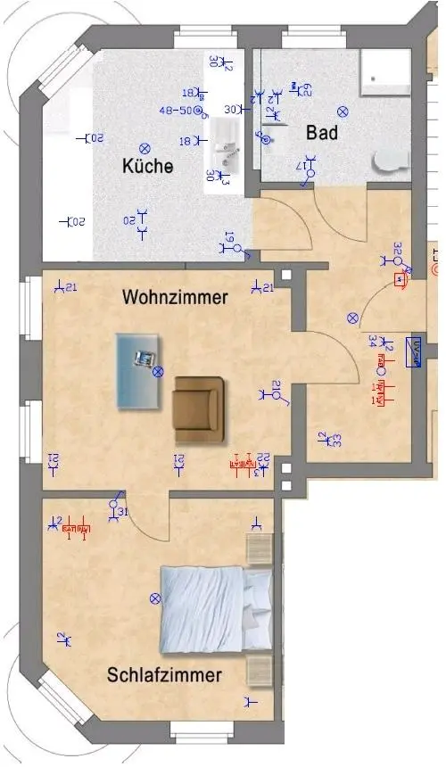 2 Zimmer Wohnung mit 61 m² in Kamenz – Bild 8