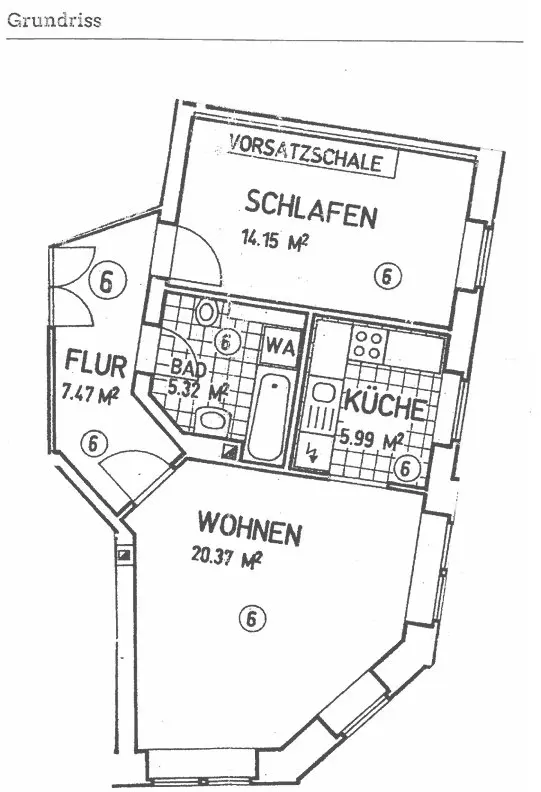 2 room apartment with 53 m² in Chemnitz – Photo 10
