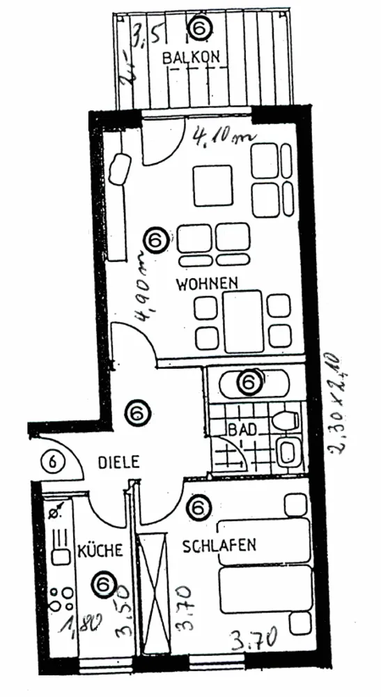 2 Zimmer Wohnung mit 53 m² in Solingen – Bild 12