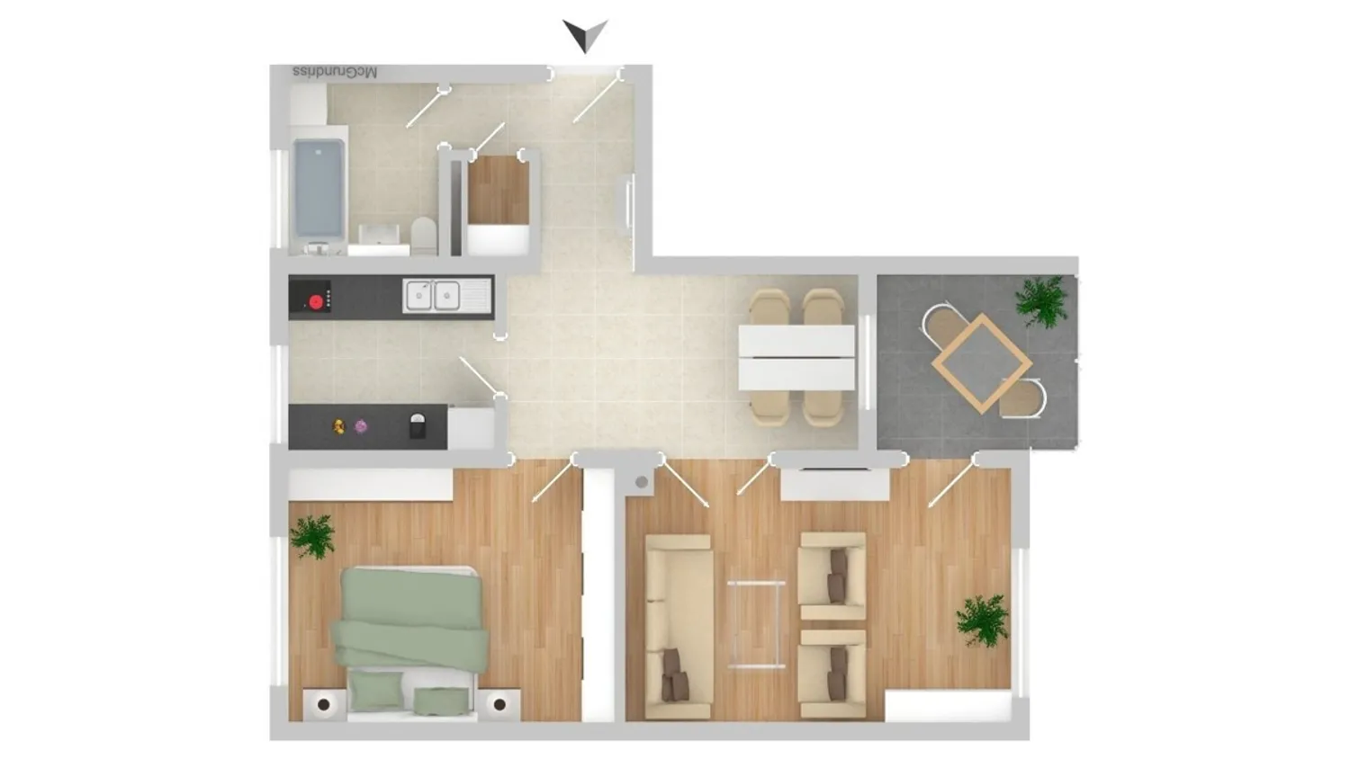 2 Zimmer Wohnung mit 63 m² in München – Bild 11
