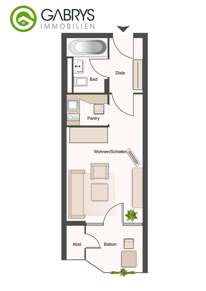 1 Zimmer Wohnung mit 24 m² in Köln – Bild 5