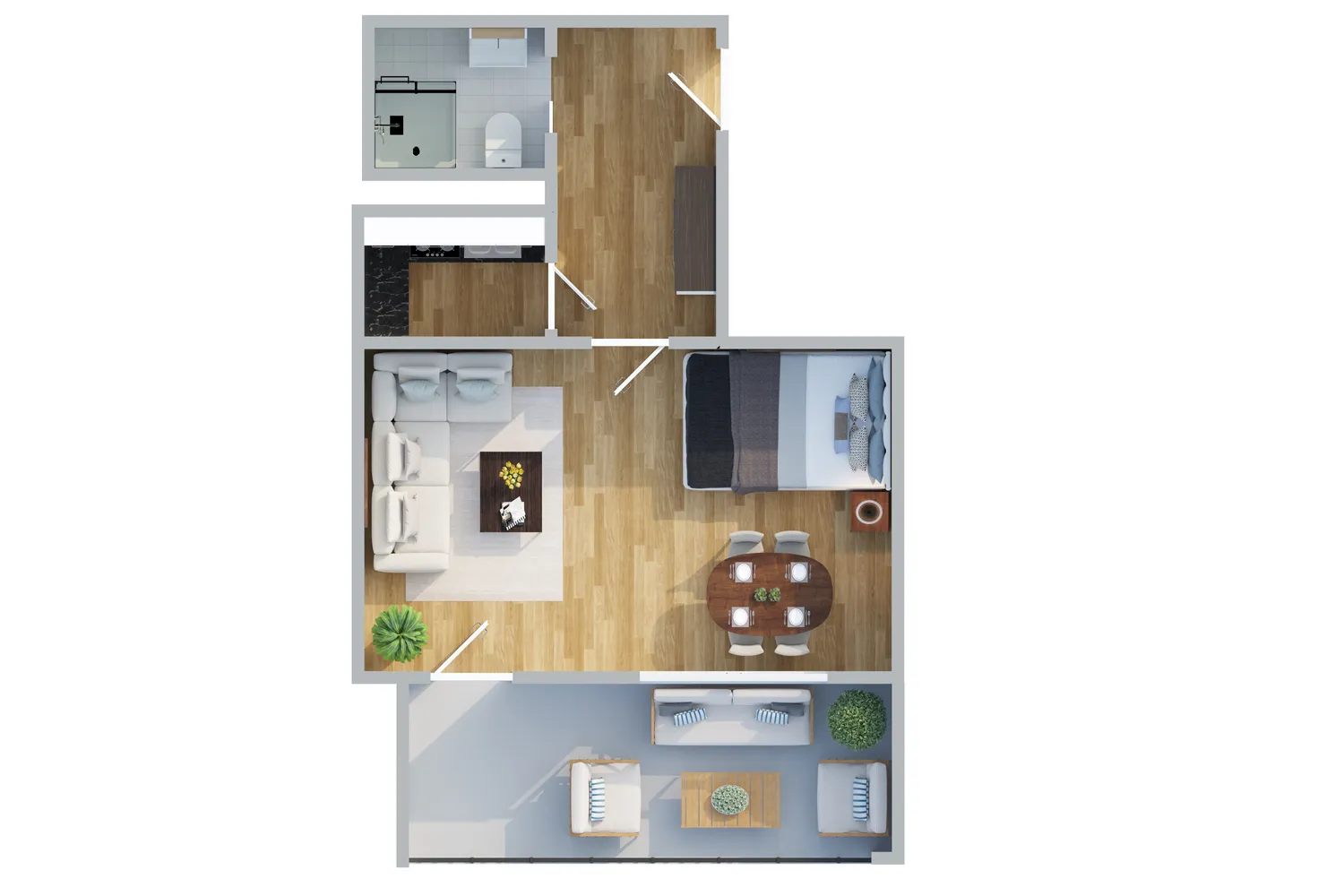 1 Zimmer Wohnung mit 39 m² in Halle (Saale) – Bild 7