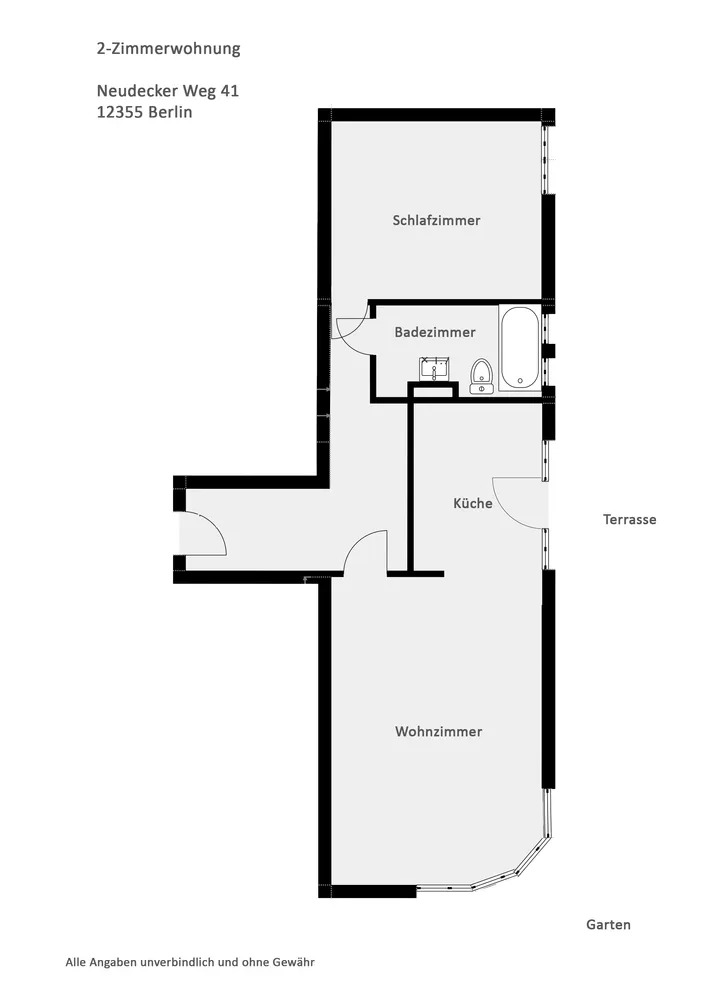 2 room apartment with 65 m² in Berlin – Photo 3