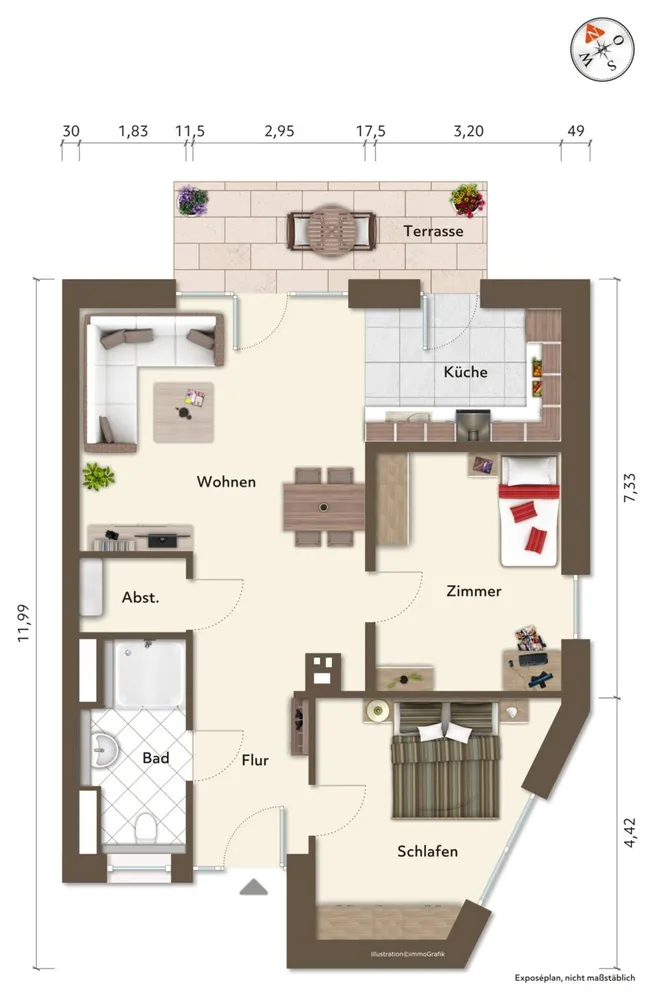 3 Zimmer Wohnung mit 81 m² in Bremerhaven – Bild 10
