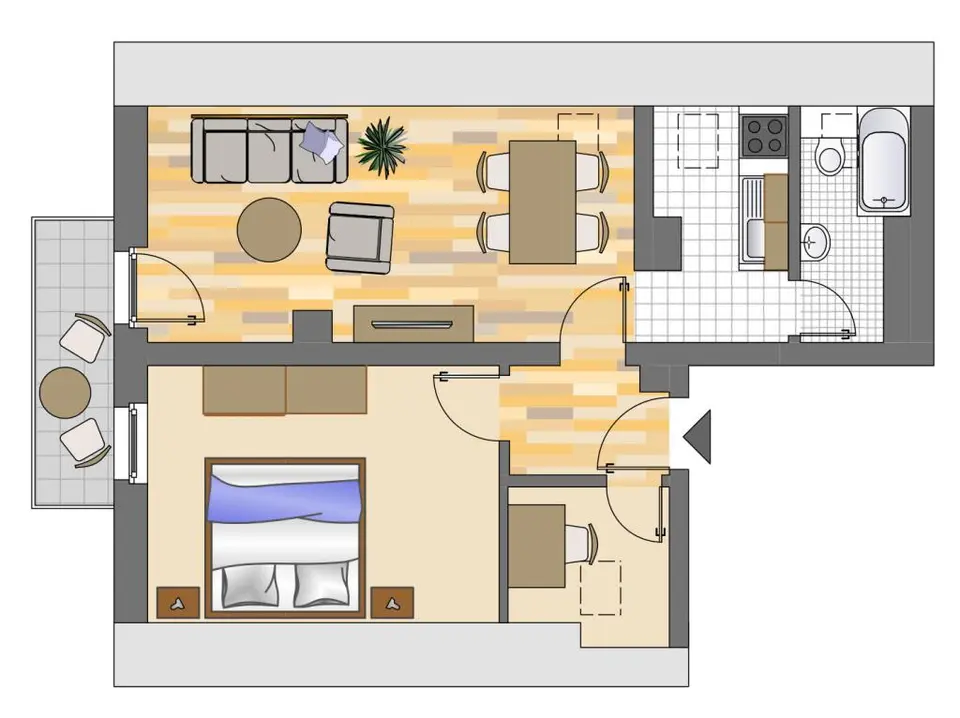 2 Zimmer Wohnung mit 57 m² in Hamm – Bild 9