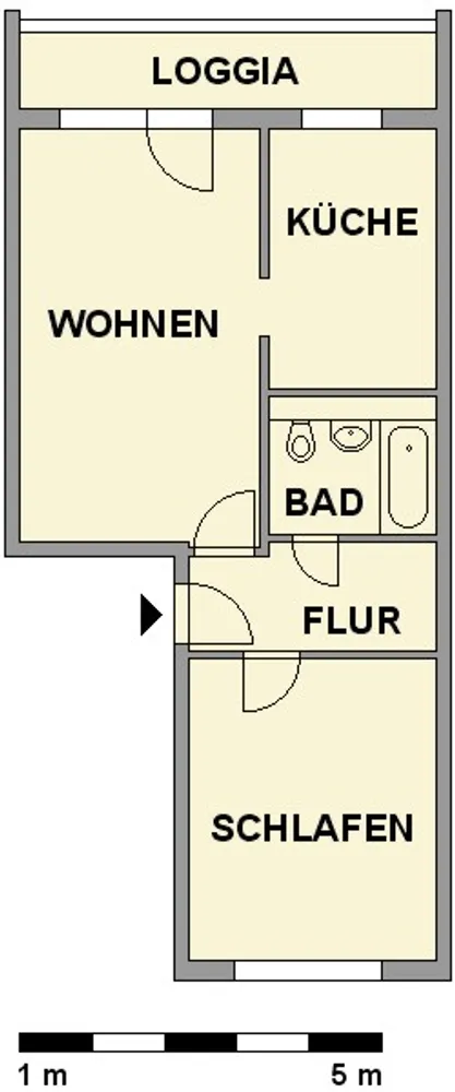 2 Zimmer Wohnung mit 56 m² in Chemnitz – Bild 5