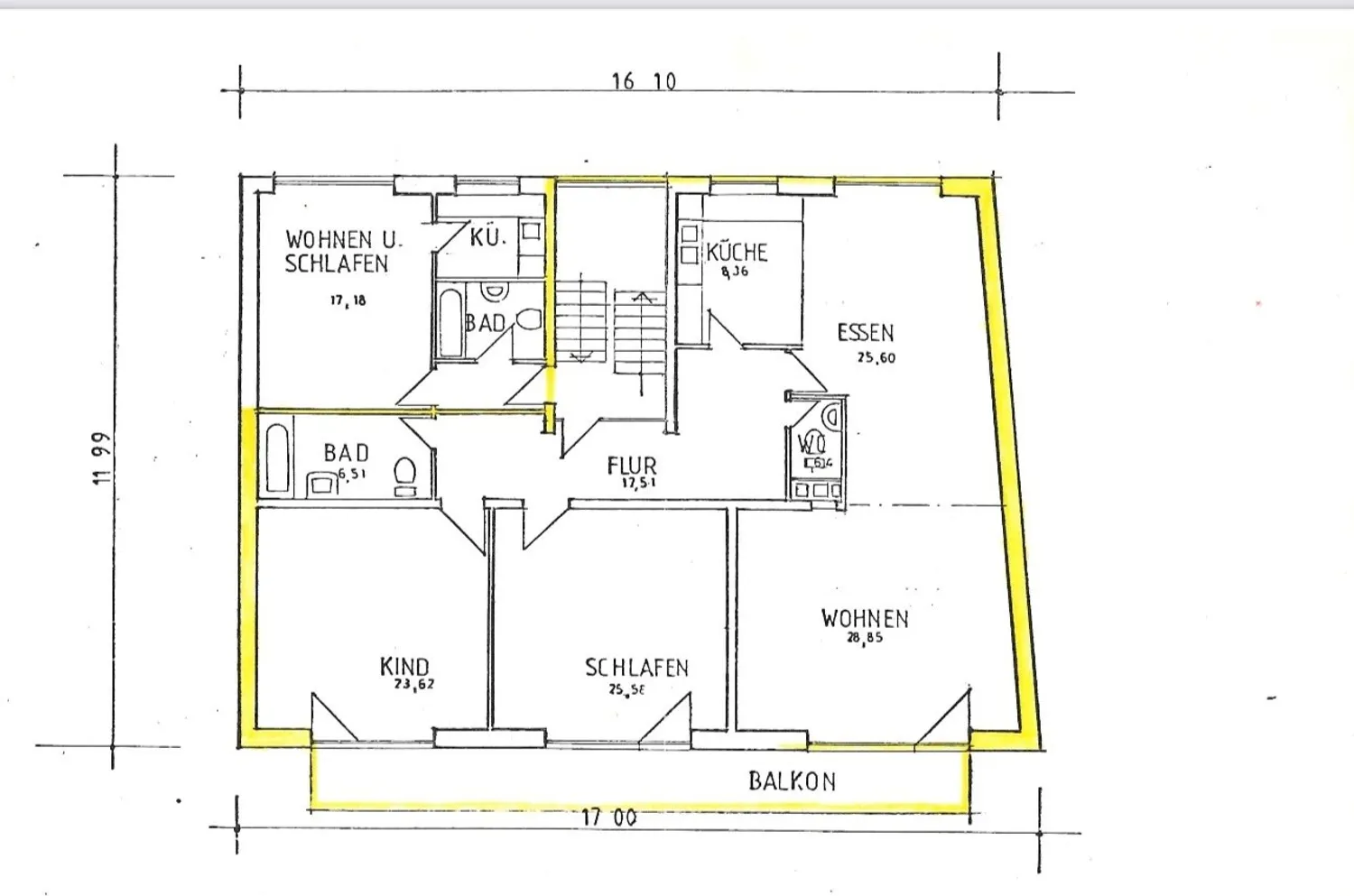 3 Zimmer Wohnung mit 150 m² in Frankfurt am Main – Bild 12