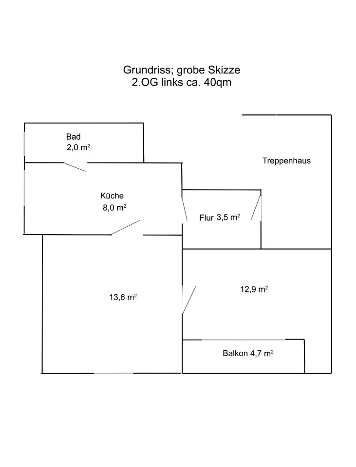 2 Zimmer Wohnung mit 40 m² in Lübeck – Bild 9