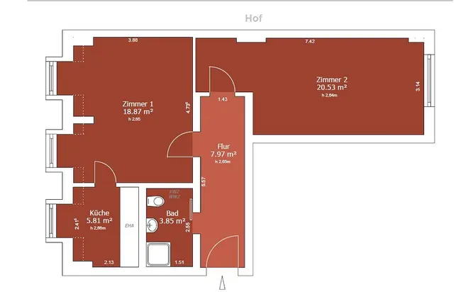2 Zimmer Wohnung mit 57 m² in Dresden – Bild 6