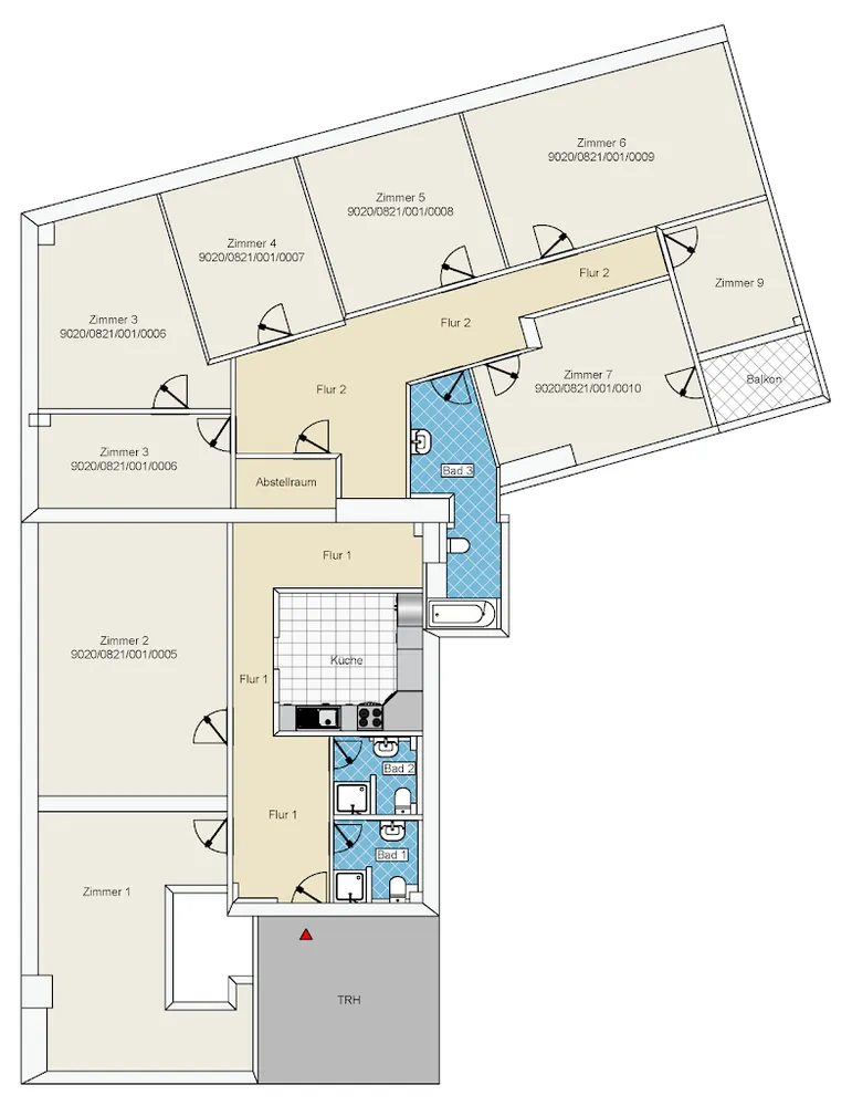 1 Zimmer Wohnung mit 45 m² in Essen – Bild 4