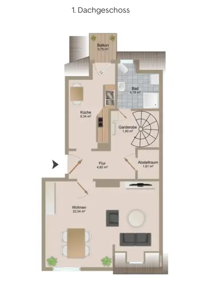 3 room apartment with 75 m² in Bitterfeld-Wolfen – Photo 5