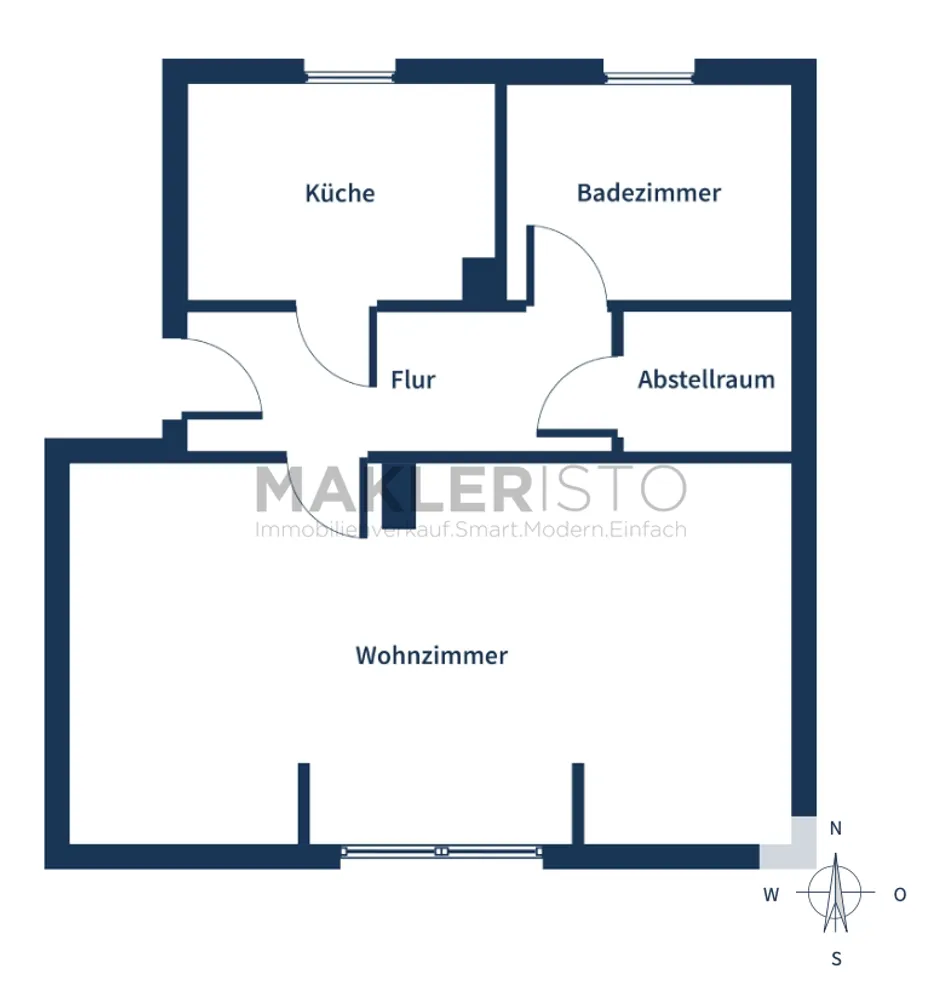 1 Zimmer Wohnung mit 44 m² in Dresden – Bild 3