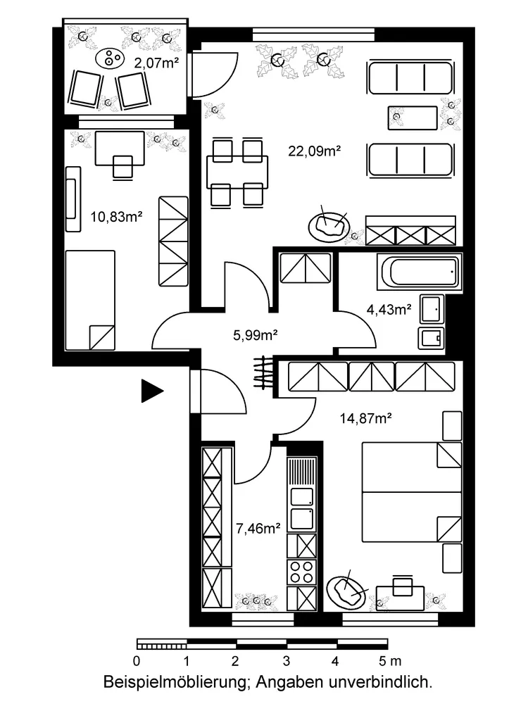 3 Zimmer Wohnung mit 68 m² in Wiesbaden – Bild 7