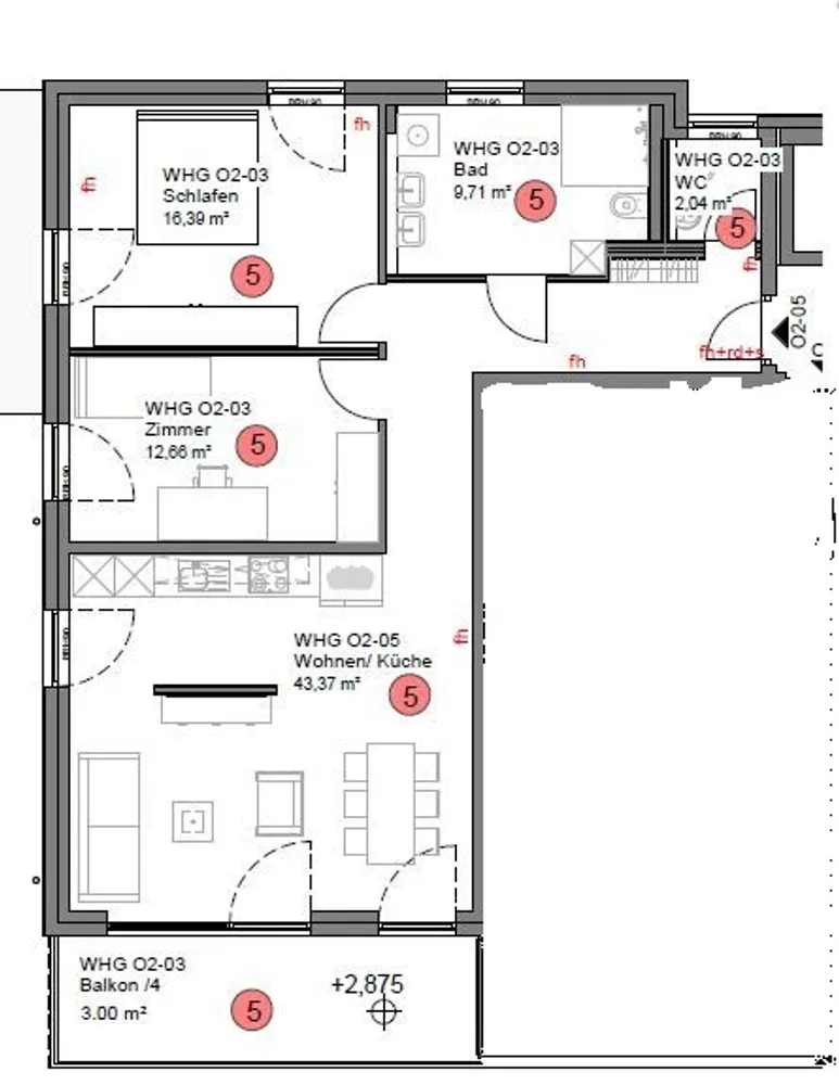 3 room apartment with 87 m² in Bielefeld – Photo 1