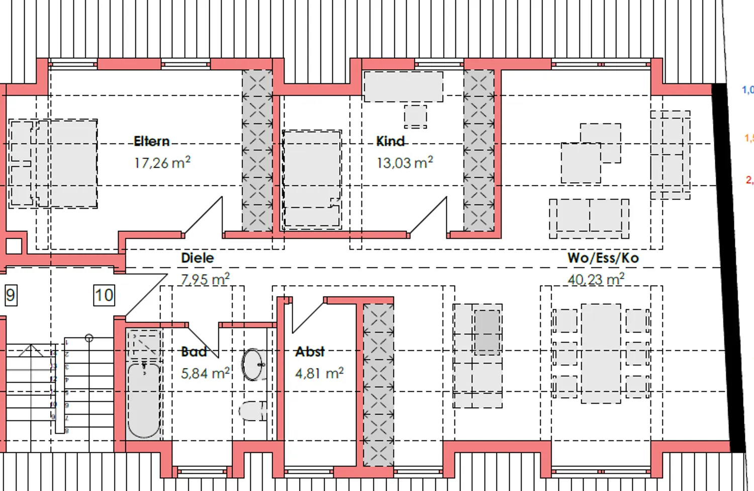 3 Zimmer Wohnung mit 89 m² in Augsburg – Bild 2
