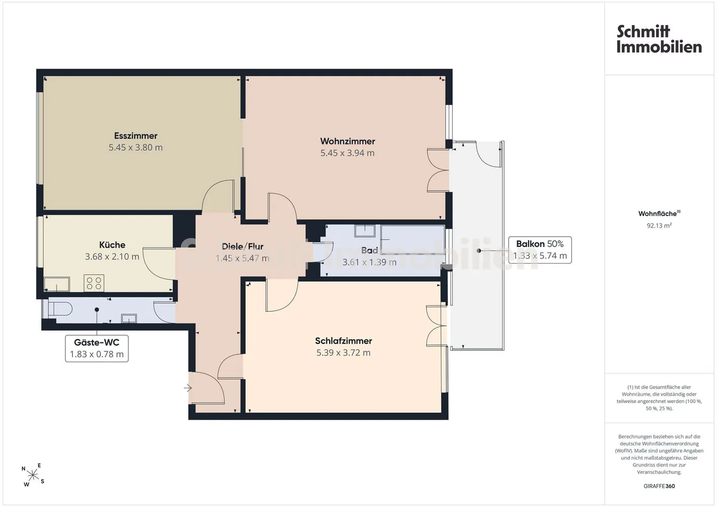 3 Zimmer Wohnung mit 92 m² in Frankfurt am Main – Bild 11