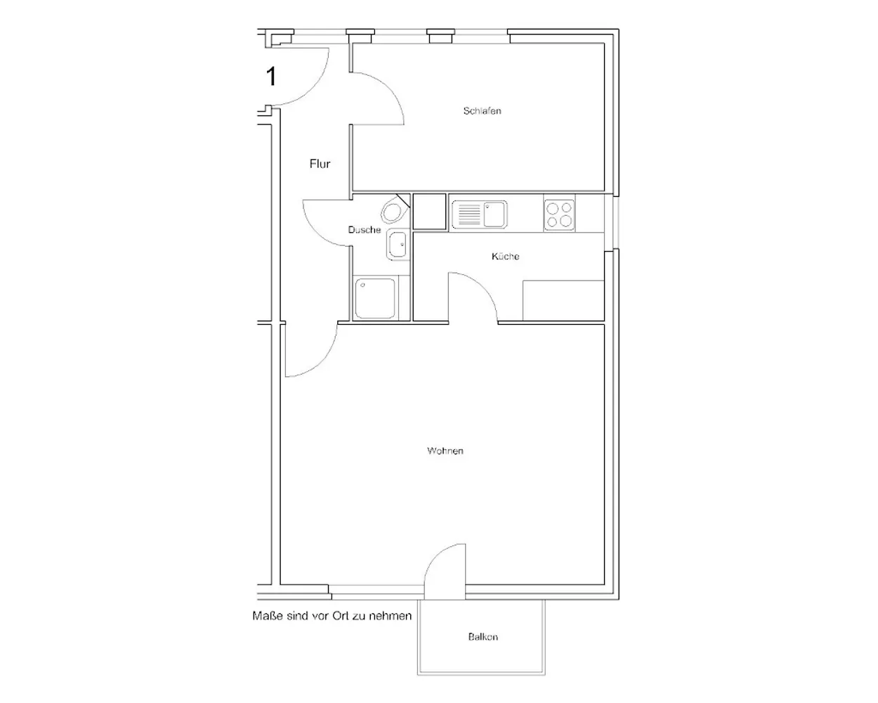 2 Zimmer Wohnung mit 51 m² in Braunschweig – Bild 3
