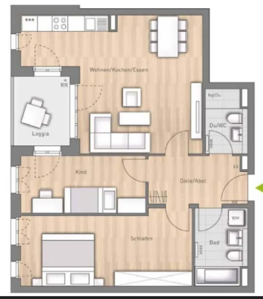 3 Zimmer Wohnung mit 81 m² in München – Bild 5