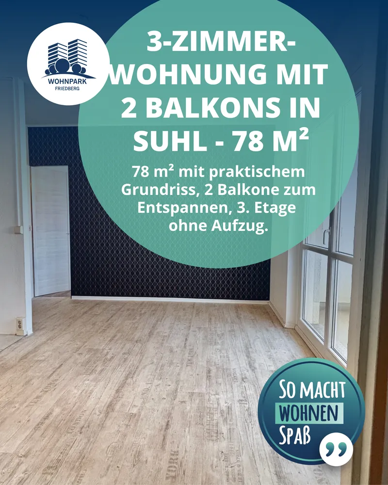 3 Zimmer Wohnung mit 79 m² in Suhl – Bild 4