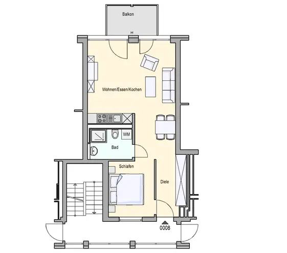 2 Zimmer Wohnung mit 52 m² in Stuttgart – Bild 8