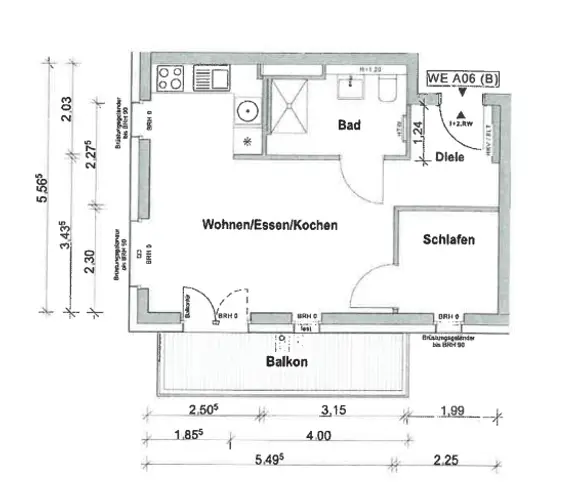 2 Zimmer Wohnung mit 45 m² in Frankfurt am Main – Bild 2