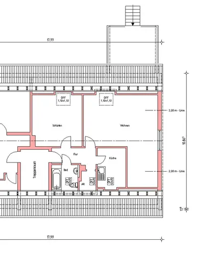 3 Zimmer Wohnung mit 62 m² in Dortmund – Bild 2