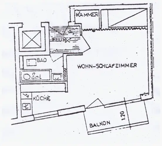 1 Zimmer Wohnung mit 30 m² in München – Bild 10