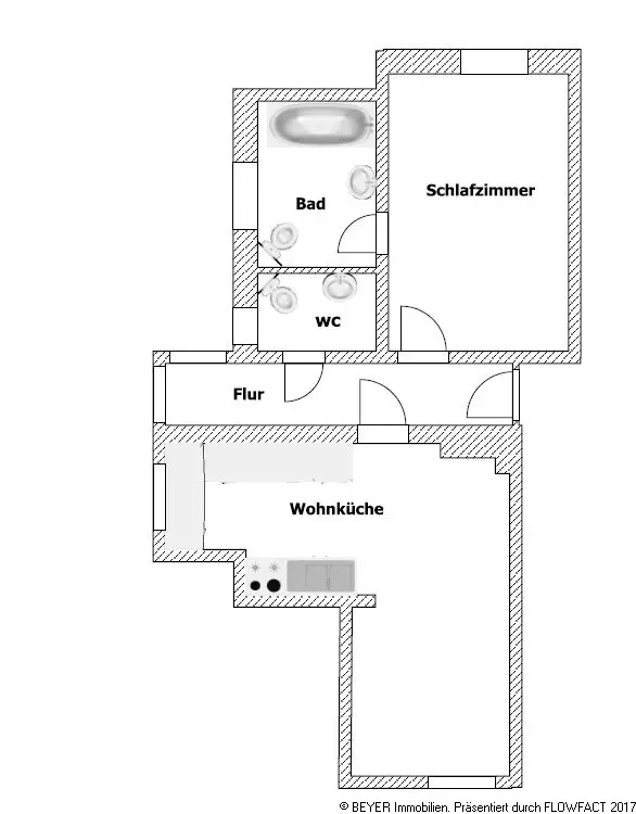 2 Zimmer Wohnung mit 59 m² in Dresden – Bild 10