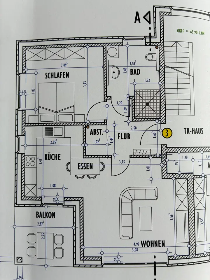 2 Zimmer Wohnung mit 63 m² in Ibbenbüren – Bild 2