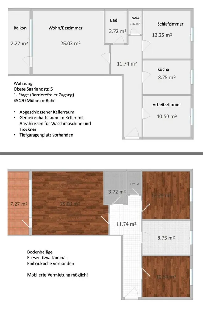4 Zimmer Wohnung mit 81 m² in Mülheim an der Ruhr – Bild 11