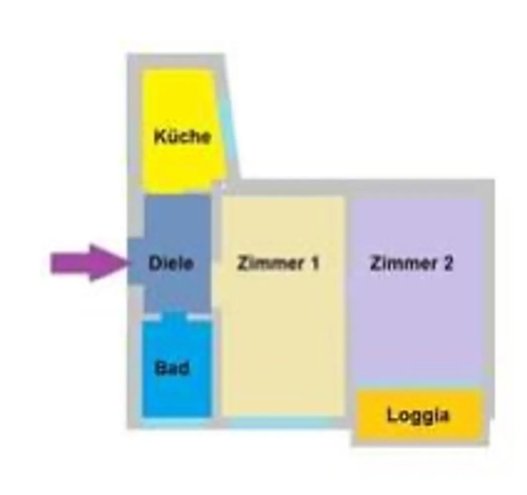 2 room apartment with 37 m² in Cologne – Photo 11