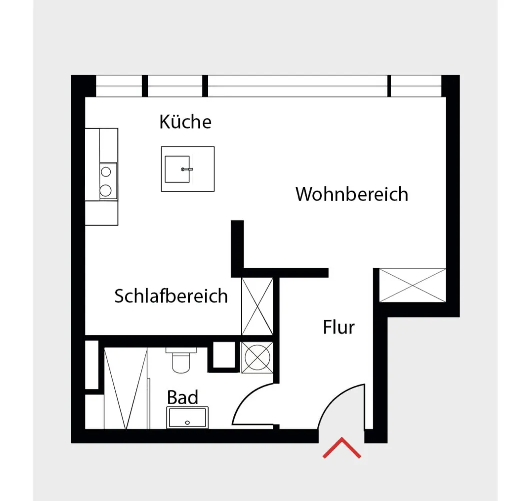 1 Zimmer Wohnung mit 36 m² in Berlin – Bild 4