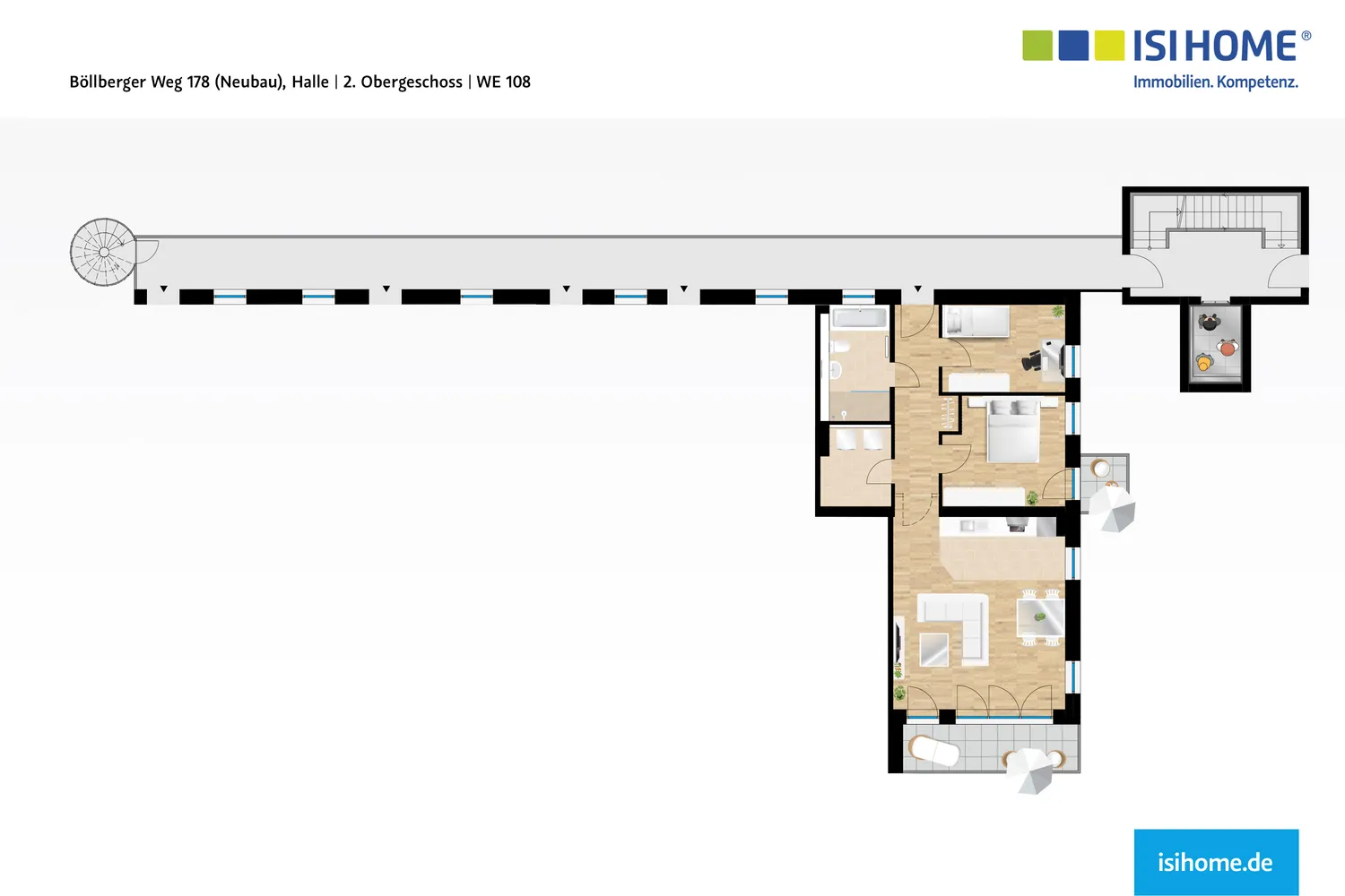 3 Zimmer Wohnung mit 81 m² in Halle (Saale) – Bild 7
