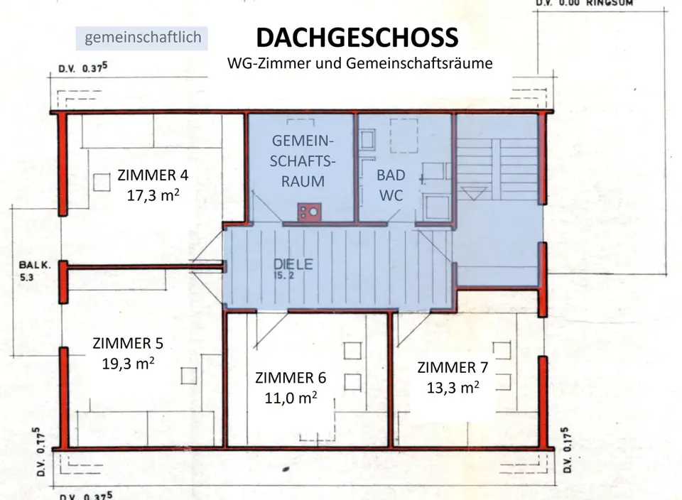8 Zimmer Wohnung mit 26 m² in Reutlingen – Bild 5