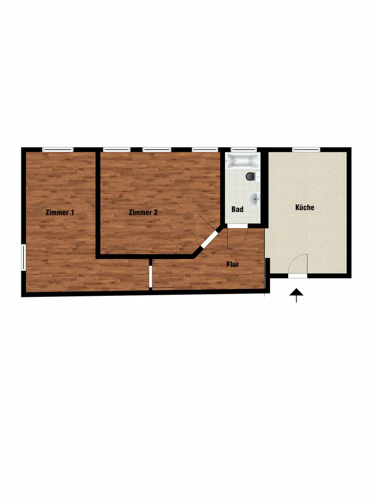 2 Zimmer Wohnung mit 65 m² in Rostock – Bild 8