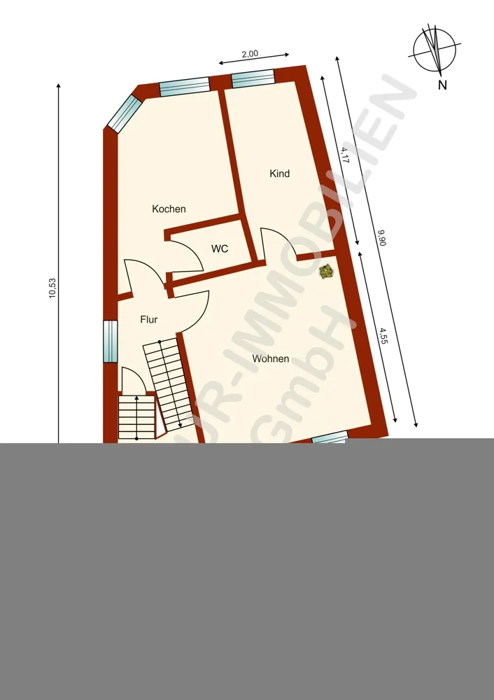 3 Zimmer Wohnung mit 83 m² in Düsseldorf – Bild 4